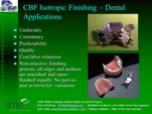 CBF Dental Applications